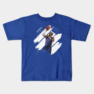 Jordan Poole Golden State Stripes Kids T-Shirt